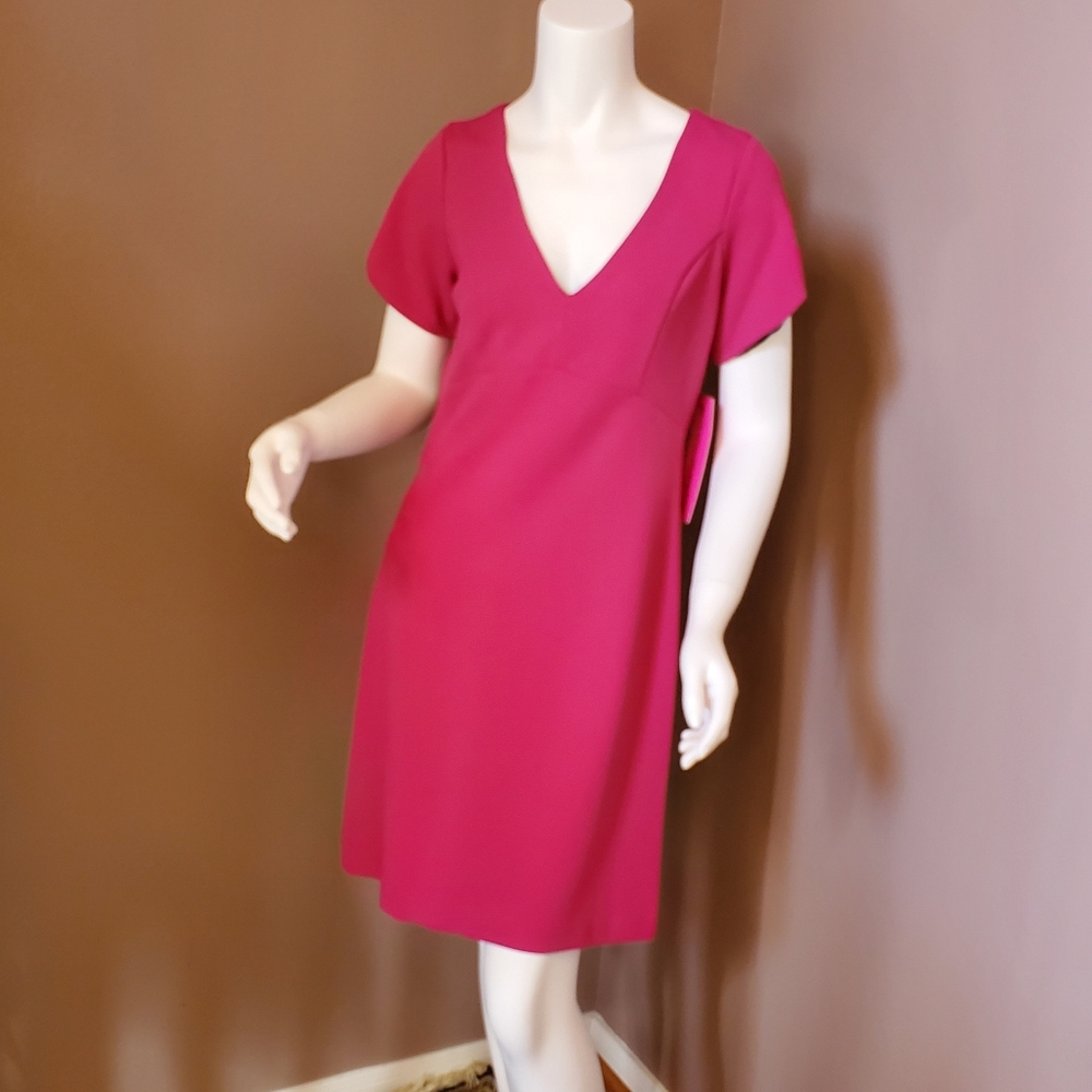 NWT BETSEY JOHNSON pink sheath dress 4
